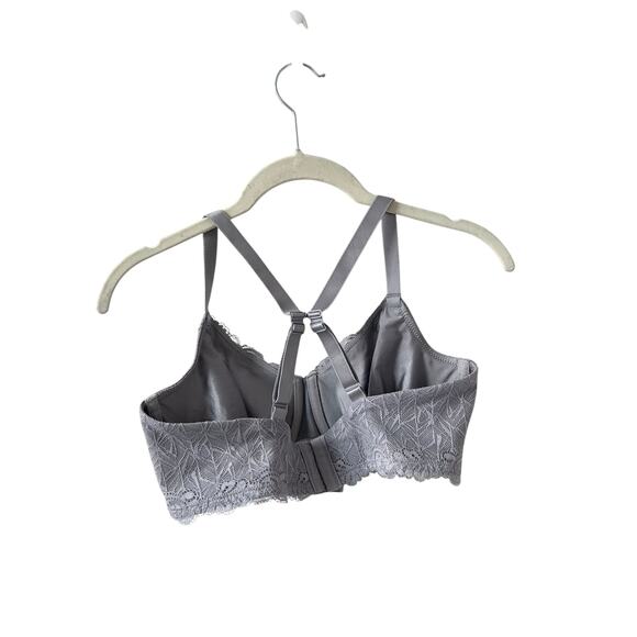 Wacoal Halo Lace Convertible Underwire Bra in Twilight Gray 36DD - Picture 6 of 8